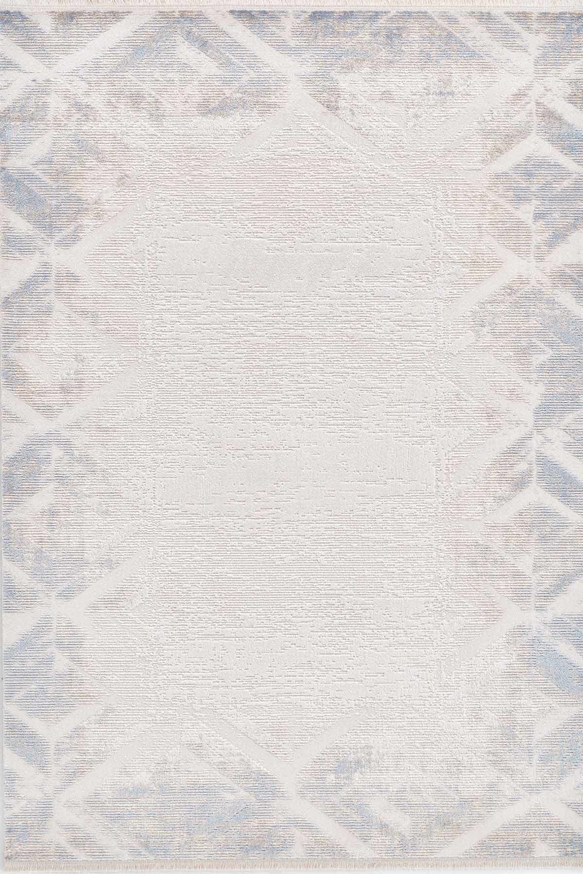 Novastyle 16294 Dikdörtgen Akrilik Makine Halısı 200x290 - Mavi